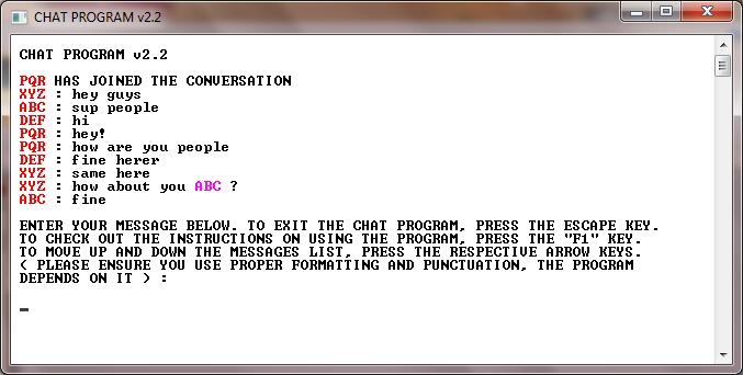 MAIN CHAT SECTION MAIN CHAT SECTION